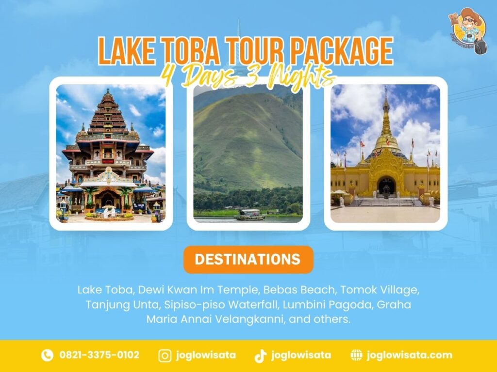 Medan Lake Toba Tour Package 4 Days 3 Nights