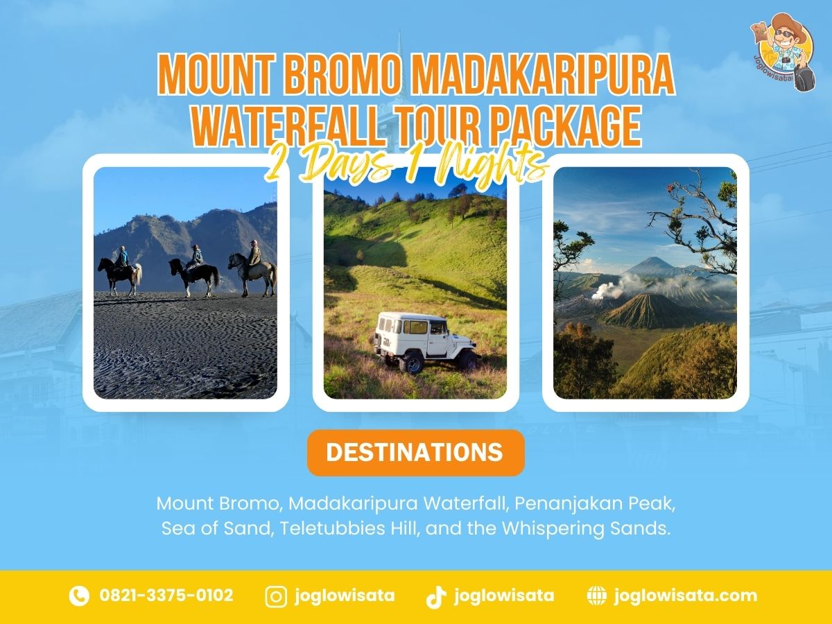 Mount Bromo Madakaripura Waterfall Tour Package 2D1N