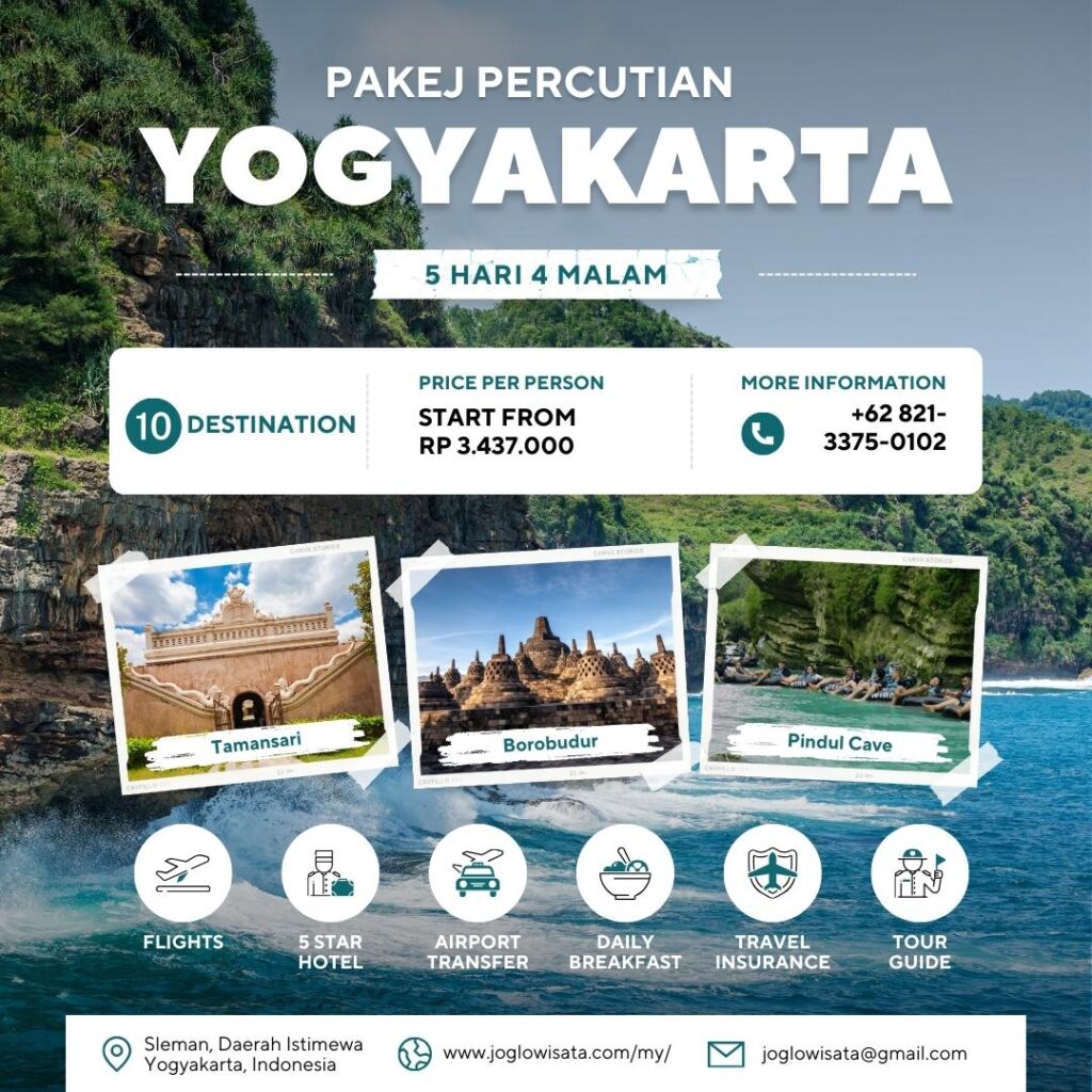 Pakej Percutian Yogyakarta 5 Hari 4 Malam