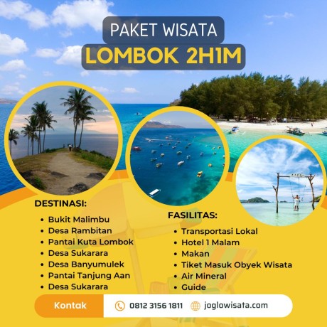 Paket Wisata Lombok 2 Hari 1 Malam