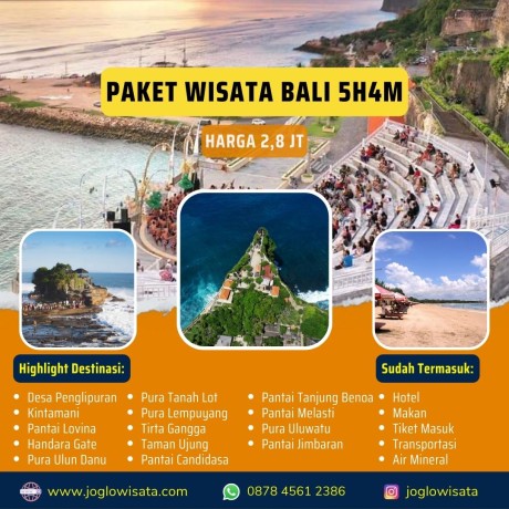 Paket Wisata Bali 5 Hari 4 Malam