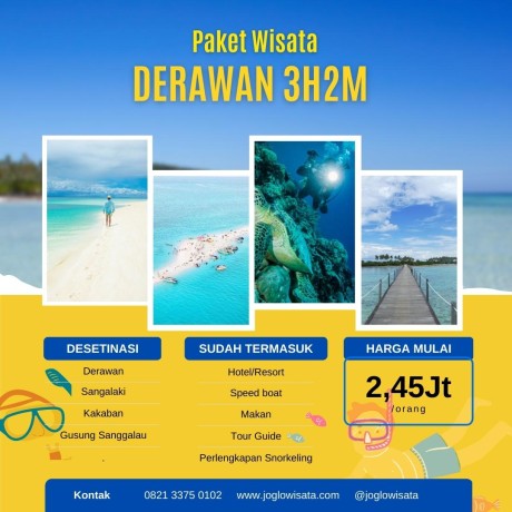 Paket Wisata Derawan 3 Hari 2 Malam