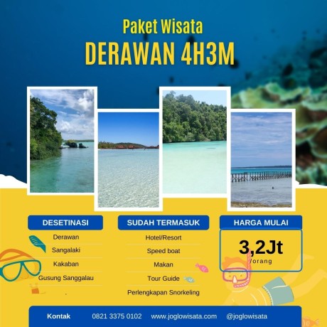 Paket Wisata Derawan 4 Hari 3 Malam