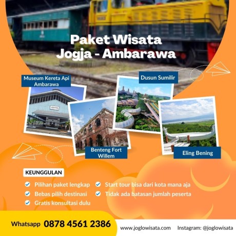 Paket Wisata Jogja Ambarawa 1 Hari