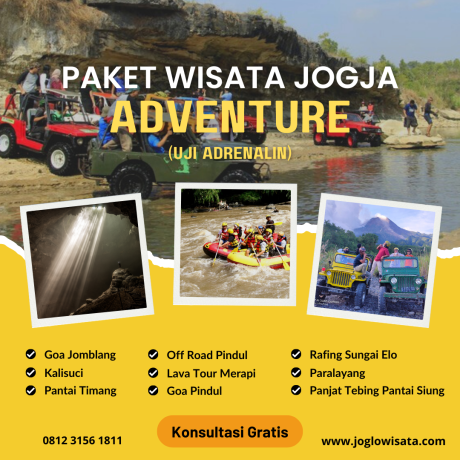 Paket Wisata Adventure Jogja Plus Custom