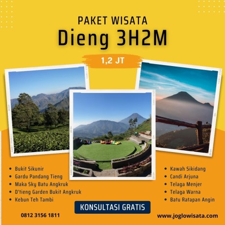 Paket Wisata Dieng 3 Hari 2 Malam