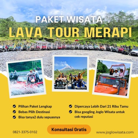 Paket Wisata Jeep Lava Tour Merapi