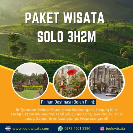 Paket Wisata Solo 3 Hari 2 Malam