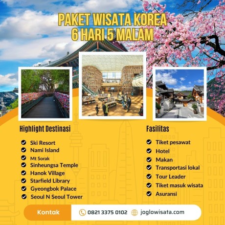 Paket Wisata Korea 6 Hari 5 Malam