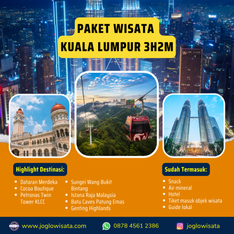 Paket Wisata Kuala Lumpur 3 Hari 2 Malam