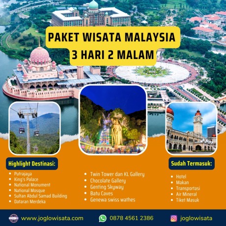 Paket Wisata Malaysia 3 Hari 2 Malam 2025