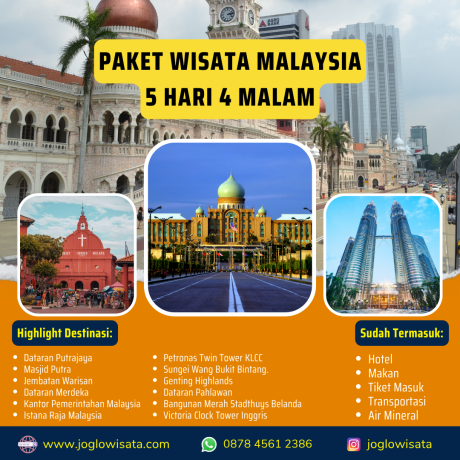 Paket Wisata Malaysia 5 Hari 4 Malam