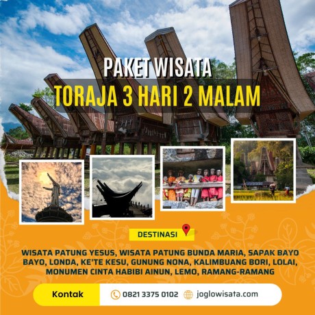 Paket Wisata Toraja 3 Hari 2 Malam