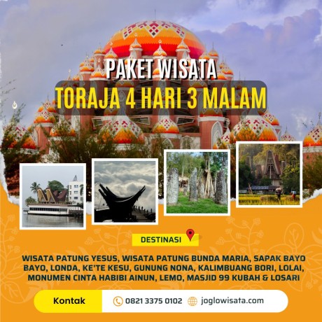 Paket Wisata Toraja 4 Hari 3 Malam