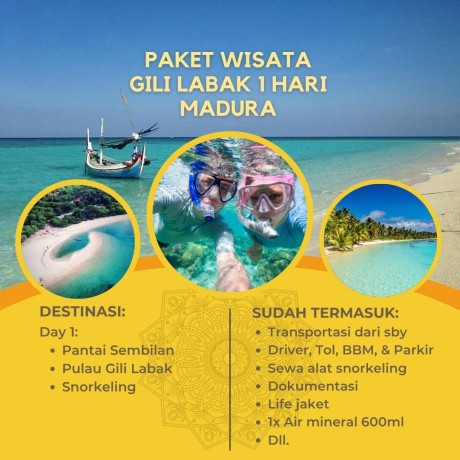 Paket Wisata Gili Labak 1 Hari