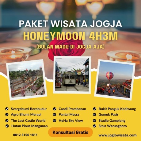 Paket Honeymoon Jogja 4 Hari 3 Malam