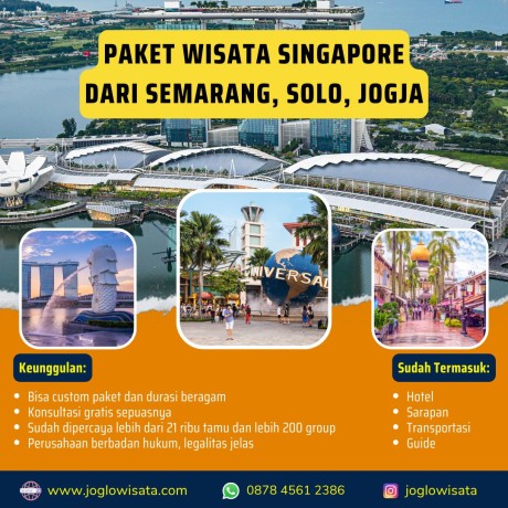 Paket Wisata Singapore Dari Semarang, Solo, Jogja