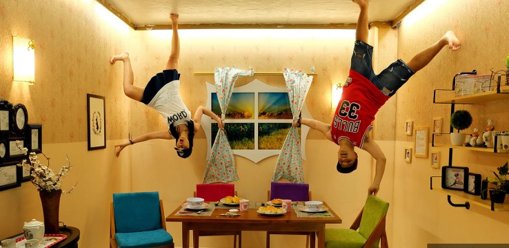 Yuk Narsis di Upside Down, Yogyakarta!