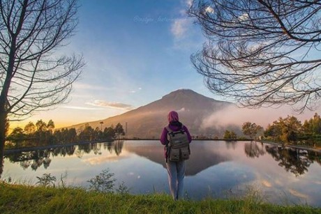 Wisata Alam Embung Kledung Temanggung Seindah Gunung Fuji