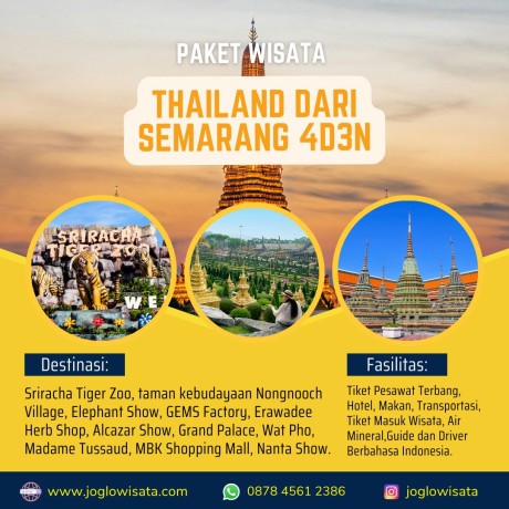 Paket Wisata Thailand dari Semarang