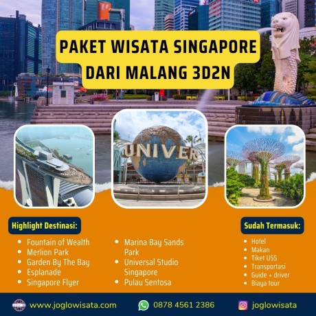 Paket Wisata Singapura Dari Malang