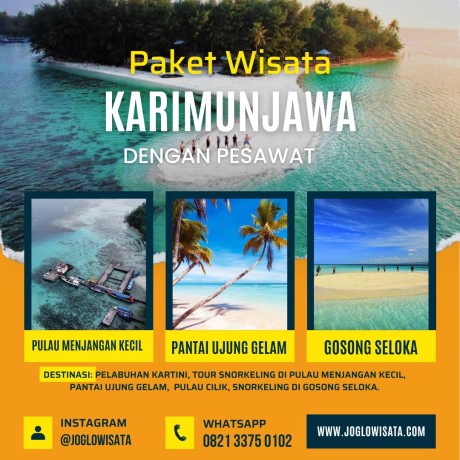 Paket Wisata Karimunjawa Dengan Pesawat