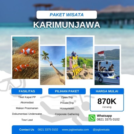 Paket Wisata Karimunjawa Untuk 2 Orang