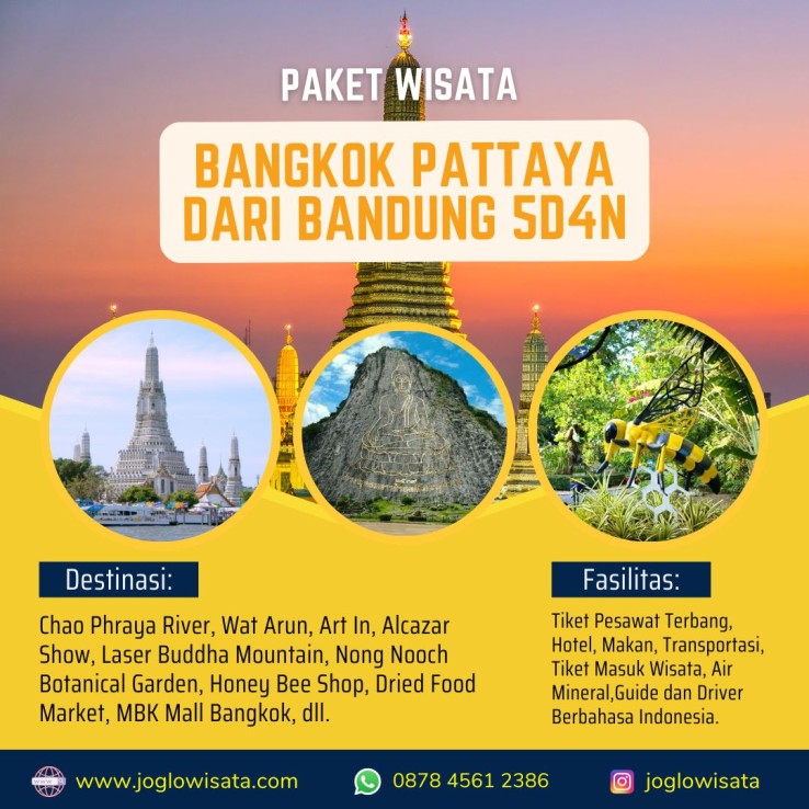 Paket Tour Ke Bangkok Dari Bandung