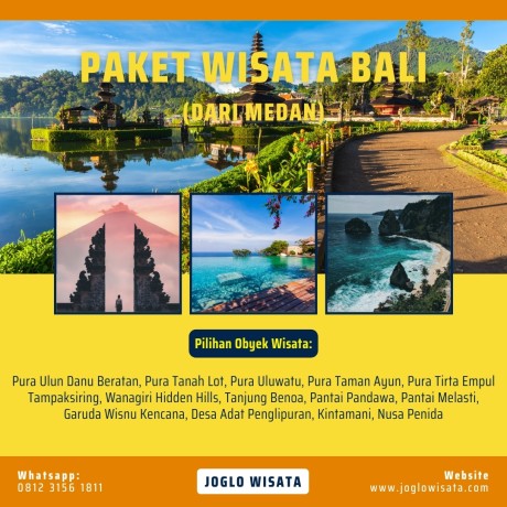 Harga Paket Tour Wisata Bali Dari Medan Termasuk Tiket Pesawat