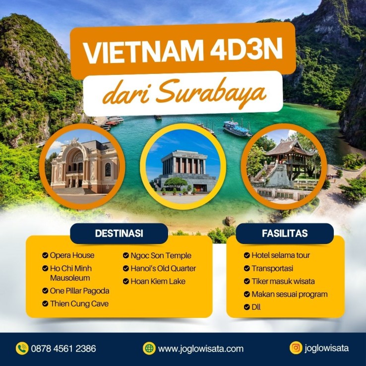Paket Tour Vietnam Dari Surabaya