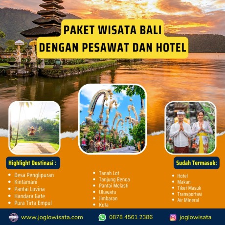 Paket Wisata Bali Dengan Pesawat Dan Hotel
