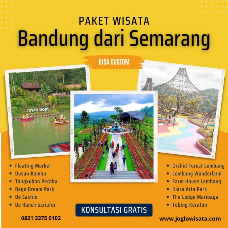 Ini Dia Paket Wisata Bandung Dari Semarang Dengan Destinasi Yang Hits Dan Instagrammable