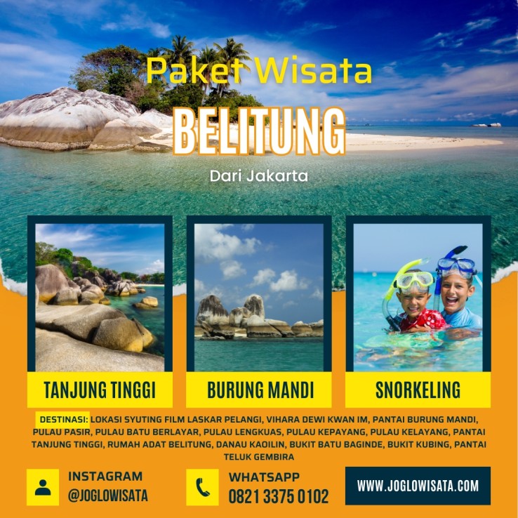 Paket Wisata Bangka Belitung Dari Jakarta