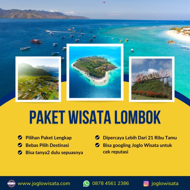 Paket Wisata Ke Lombok Dari Jakarta, Surabaya, Jogja, Semarang