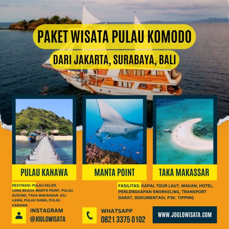Paket Wisata Pulau Komodo Dari Jakarta, Surabaya, Bali