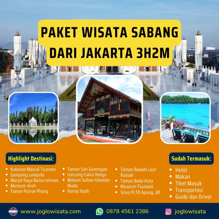 Paket Wisata Sabang Dari Jakarta