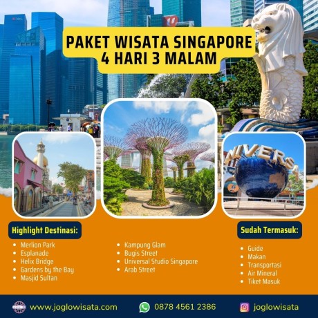 Paket Wisata Singapore 4 Hari 3 Malam
