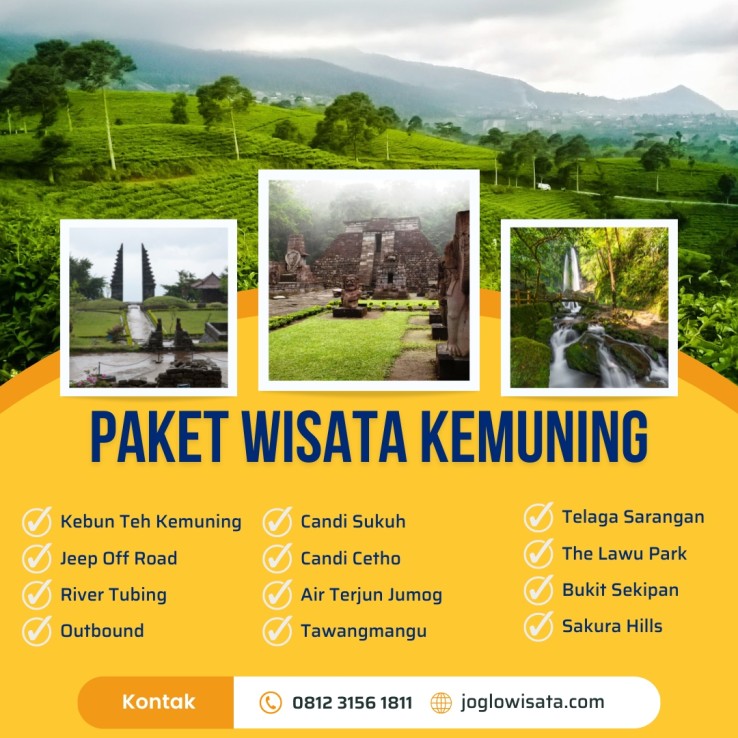 Paket Wisata Kemuning (Jeep Off Road, Outbound, Tubing) Karanganyar