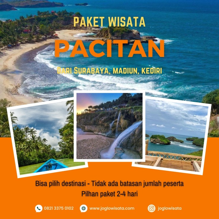 Paket Wisata Pacitan Dari Surabaya, Madiun dan Kediri