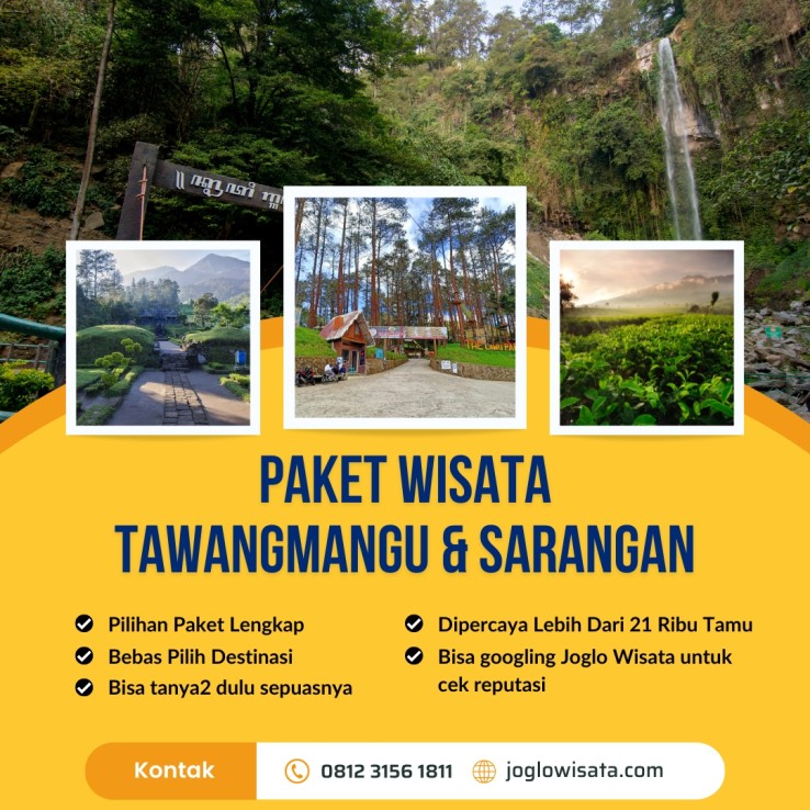 Paket Wisata Tawangmangu – Sarangan Terbaru