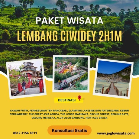 Paket Wisata Lembang Ciwidey 2 Hari 1 Malam