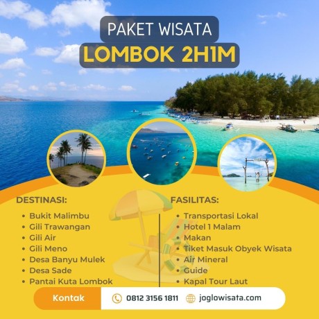 Paket Wisata Lombok 2 Hari 1 Malam