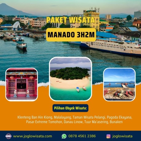 Paket Wisata Manado 3 Hari 2 Malam