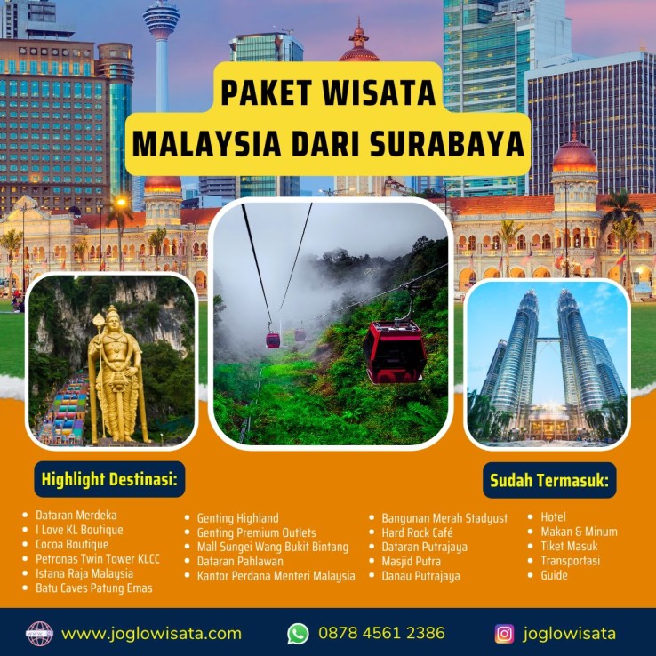 Paket Wisata Malaysia dari Surabaya