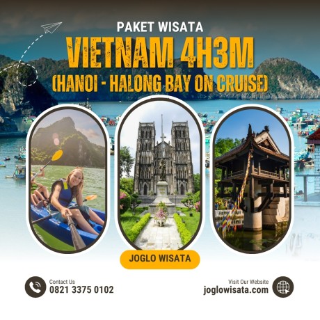 Paket Wisata Vietnam 4 Hari 3 Malam (Hanoi – Halong Bay on Cruise)