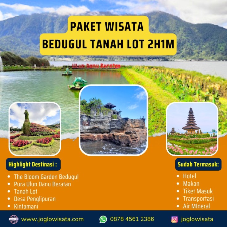 Paket Wisata Bedugul Tanah Lot