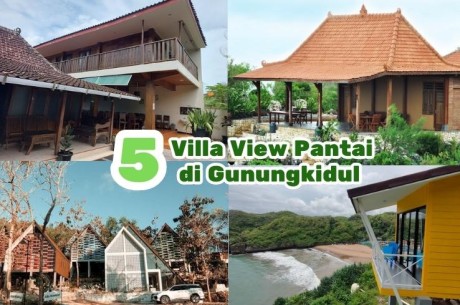 5 Villa View Pantai di Gunungkidul