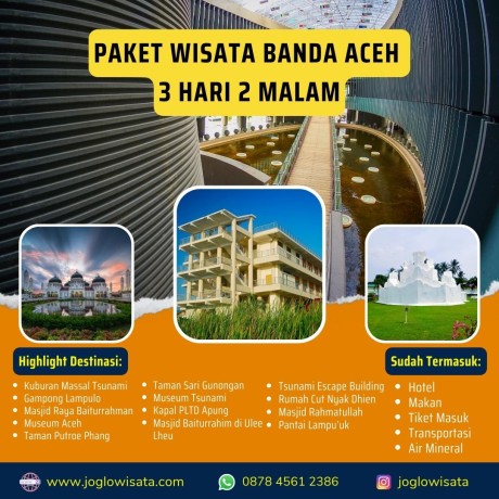 Paket Wisata Banda Aceh 3 Hari 2 Malam