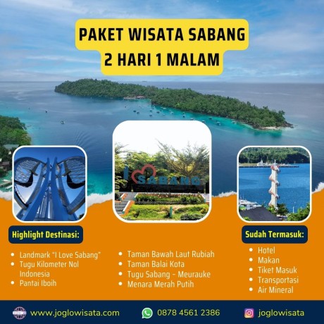 Paket Wisata Sabang 2 Hari 1 Malam
