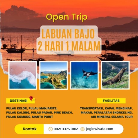 Open Trip Labuan Bajo 2 Hari 1 Malam